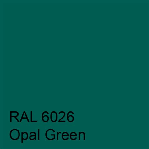 RAL 6026 Opal green (RAL Classic) .